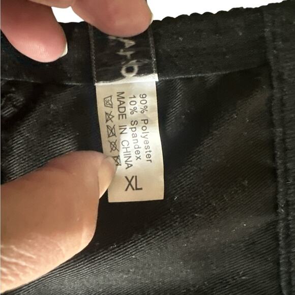 Charman Waist Trainer Corset Body Cincher Shapewear Black Red Satin Lace XL - Picture 3 of 8